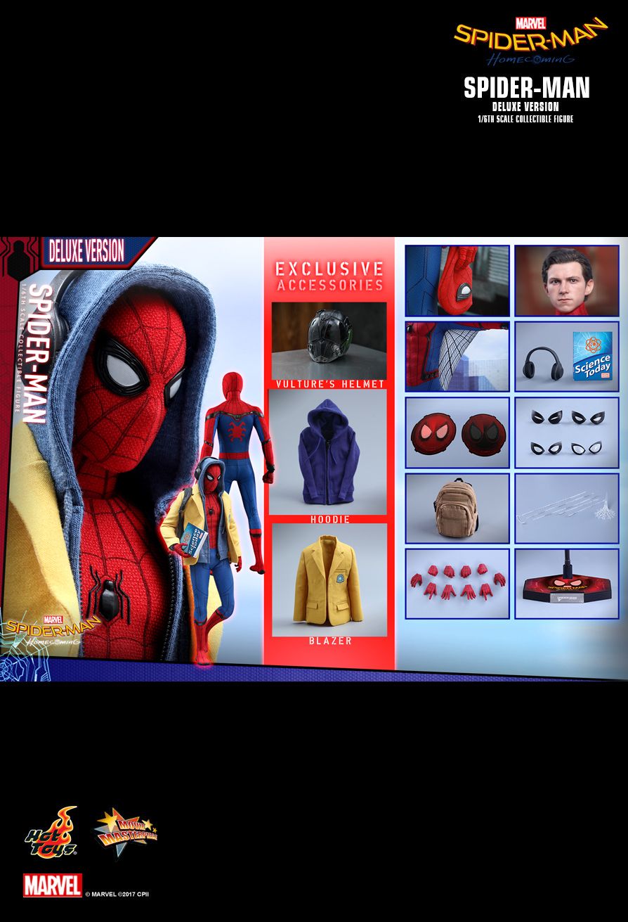 Spider-Man (Deluxe Version)  Sixth Scale Figure by Hot Toys